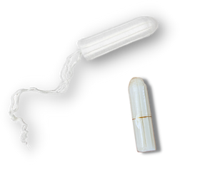 joni's plastic free tampons do not have applicators, as shown, making them completely plastic free. Plus no titanium dioxide or other harmful chemicals!