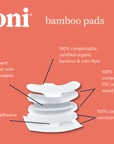 the benefits of joni organic bamboo pads with wings and seven layers of protection
