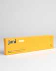 joni non-applicator tampons with a white background