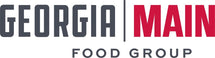 Georgia Main Food Group logo with 'Georgia' in gray and 'Main' in red on a white background.