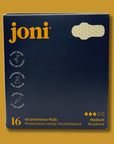 box of joni incontinence pads for light bladder leaks