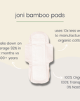 Bulk Box Super Organic Bamboo Period Pads