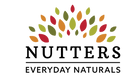Logo of Nutters Everyday Naturals with colorful leaf design on a white background